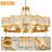 Cisa 8 - Light Dimmable Wagon Wheel Chandelier-1758243113