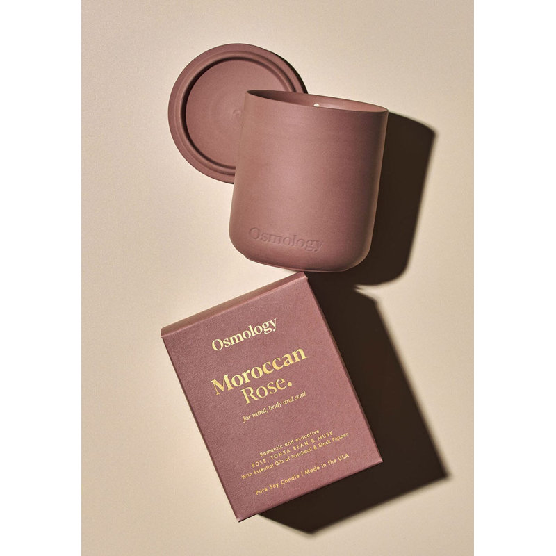 Bougie marocaine parfumée Rose Tonka et Musk