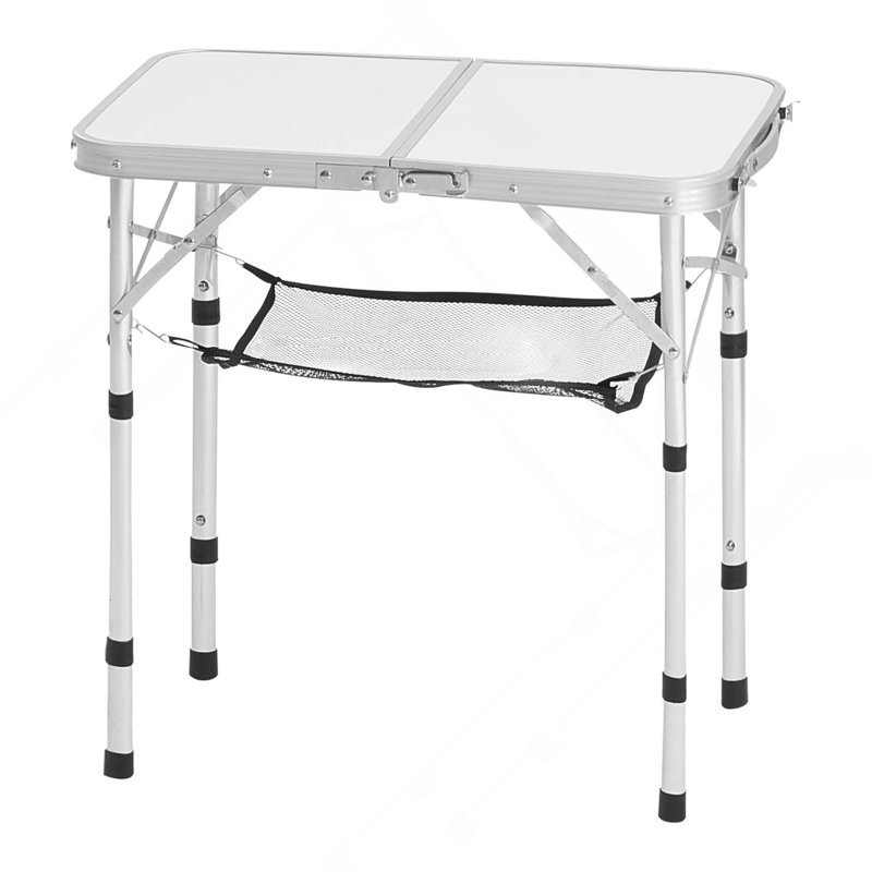 Table de camping pliante portative en aluminium 2 pi