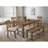 Transitional Wood Dining Bench