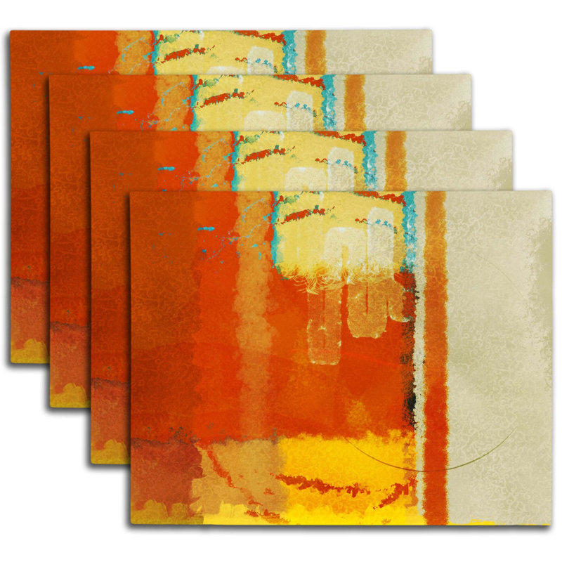 Napperon abstrait en polyester