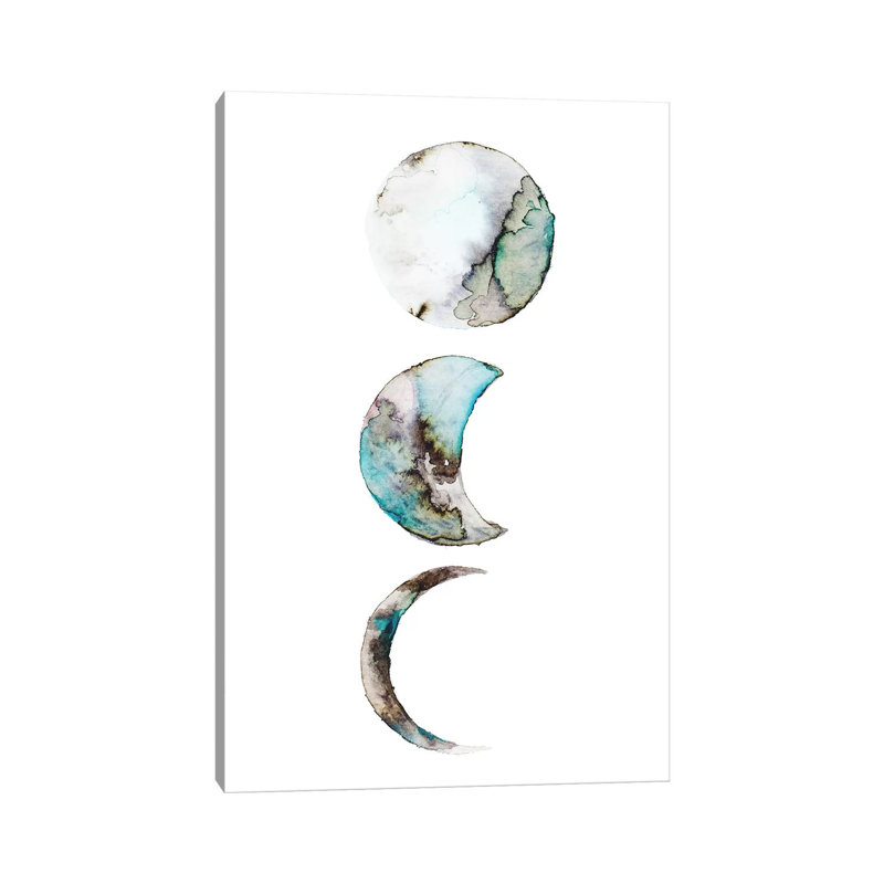 Moon by ANDA Design - Wrapped Canvas Gallery-Wrapped Canvas Giclée, 20.32 cm H x 30.48 cm W