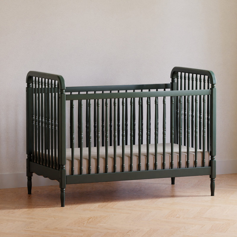 Liberty 3-in-1 Convertible Spindle Crib, Forest Green