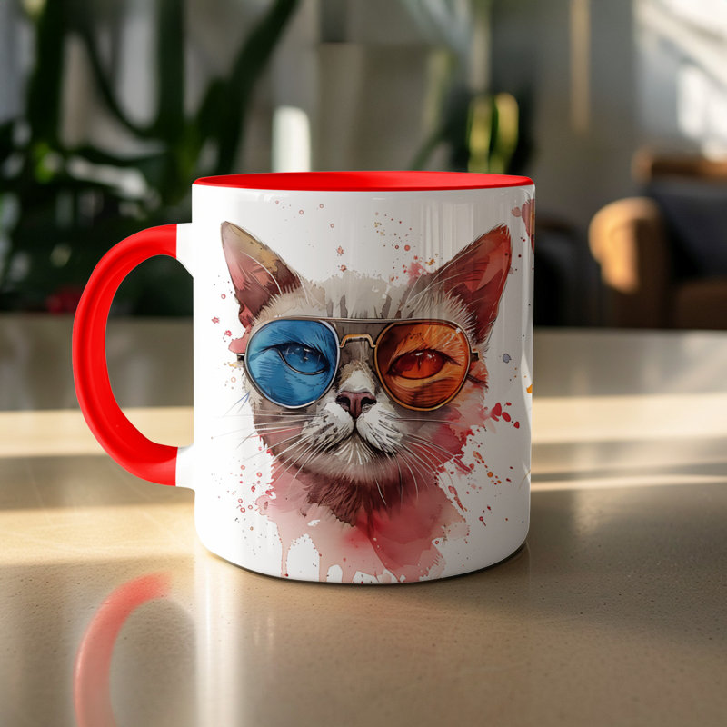 Mug, 2, Red
