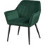 Colour 65Cm Wide Velvet Armchair-1168915979