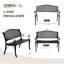 Banc de parc en aluminium thermolaqué Dutra-1226256128
