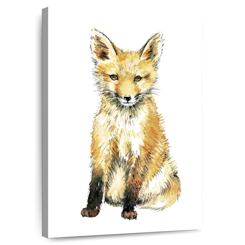 Brampt Baby Fox Portrait, 45" H x 30" W