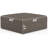 Denecia 45" Wide Square Geometric Cocktail Ottoman