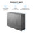 Balus Queen Murphy Bed，Modern Cabinet Bed With Storage Drawer & Usb Charging Station, Solid Wood Cube Cabinet Bed For Bedroom,Guest Room-1836018659