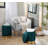 Callum Velvet Ottoman-142535968