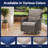 Carolina 22 x 25 inch Outdoor Cushion For High Back Chair, 4 inch Thick Outdoor Replacement Cushion, Patio Wicker Chair Cushion Set-101054798-108258318