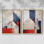 «LANDSCAPES Series CVIII», reproduction encadrée de qualité supérieure - prête à être accrochée - aucun clou requis - aucun clou requis-765039809-765039813