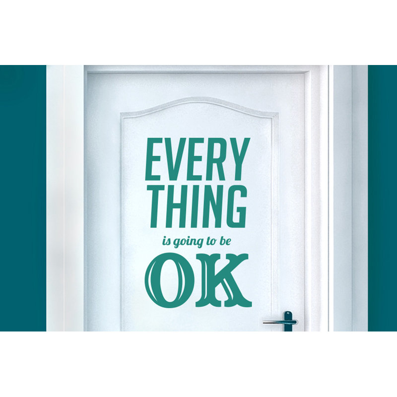 Wall Decal, Aqua Green