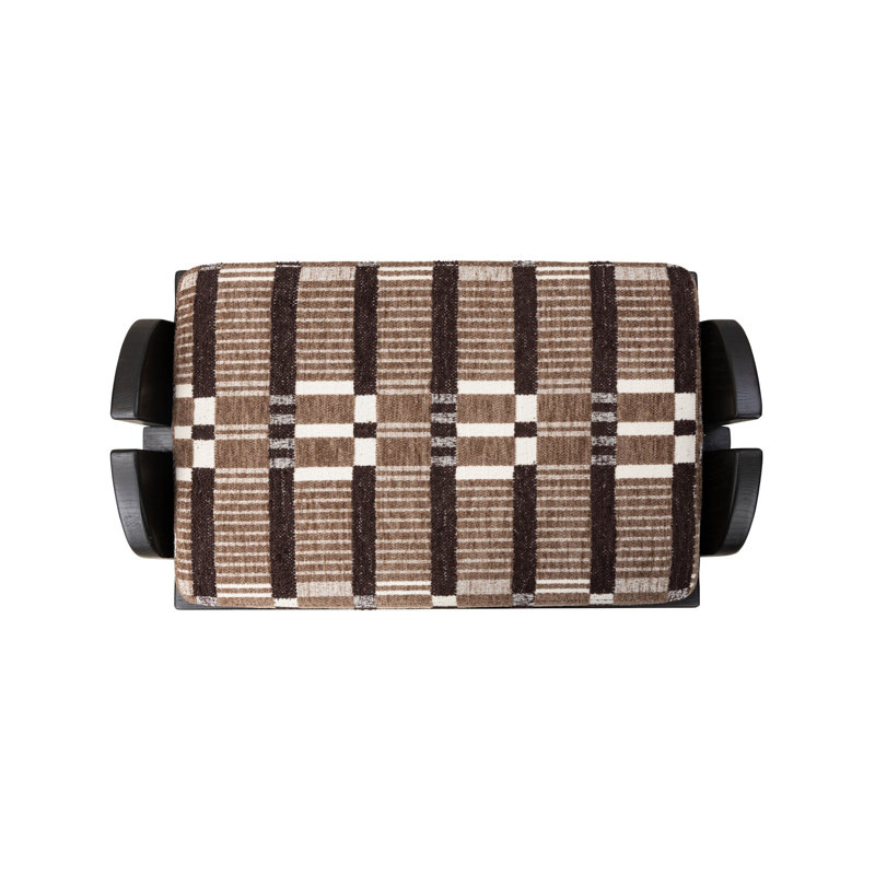 Landrea Upholstered Accent Stool, Sandhill Cocoa
