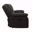 Causeuse inclinable noire