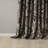 Aubrey Jacquard Black Curtain Panel Pair 50x95"-1609817533-1609817535