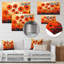 «Sunset Hues Poppies Field II» - décoration murale en métal à motif floral, coquelicots-606824001