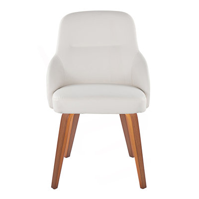 Set of 2 Faux Leather Dining Chairs
