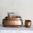 3-Piece Oval Metal Planters With Ring Handles