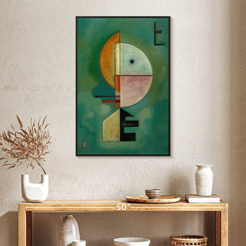 Upward, 25" x 37", Floating Frame Black