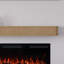 Modern Ember Alfama  Fireplace Wood Mantel Shelf with Fluted “Reed” Details-140124460-140124461