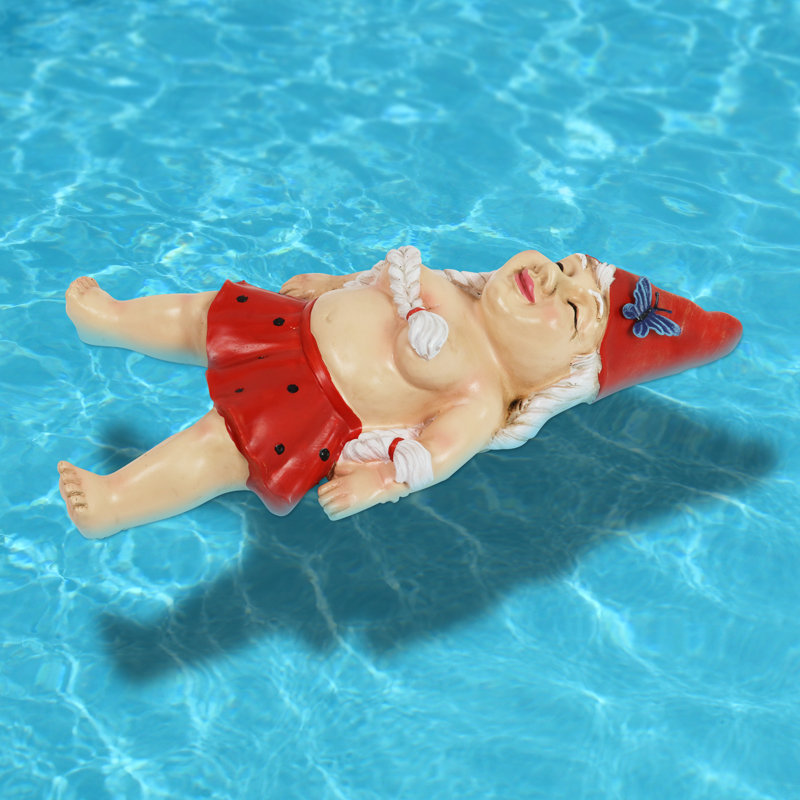 Gnome flottant de 13 po Exhart Good Time
