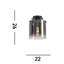 Tiburon Glass Flush Mount-927929402