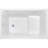 43" Acrylic Freestanding Bathtub With Seat: Spacious Rectangle Shape, Chrome Overflow & Pop-Up Drain