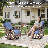 Sami 7-Piece Wicker Patio Furniture Set With Fire Pit Table, 6-Inch Thick Cushioned 360° Swivel Glider Chairs & Ottomans-1820635777