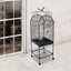 Cage à oiseau, toit ouvert et cage à oiseaux moyenne pour perroquets, perruches, perruches, inséparables-1682362651
