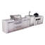 Mont Alpi Premium 4-burner 155" Deluxe Stainless Steel Island Modular Outdoor Kitchen Island Bbq Gas Grill + Infrared Side Burner + Kegerator + Kamado + Storage Drawers And Cabinets + Rotisserie Kit