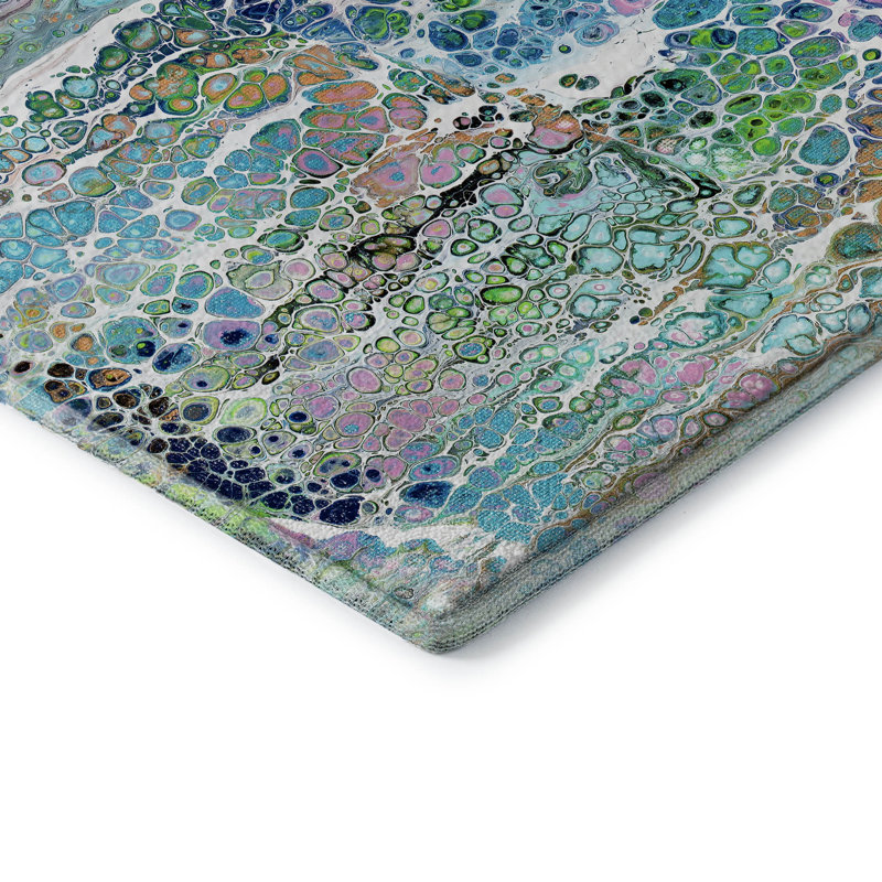 Premium Machine Washable Fayina AMF65 Mermaid Rug, Runner 2'3" x 7'6"