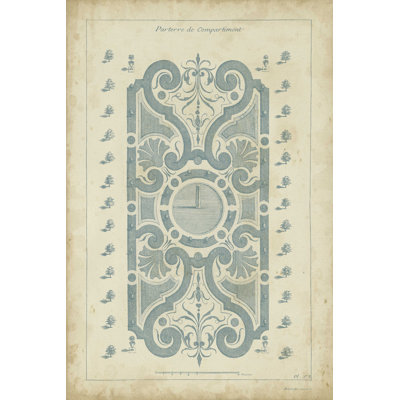 Conception de jardin en bleu I