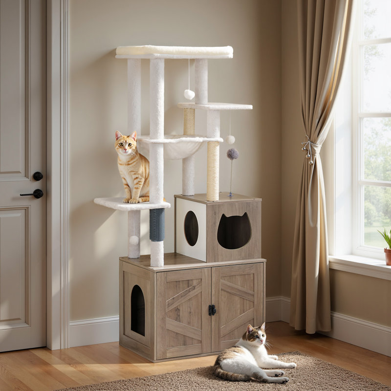 Arbre à chat de 59,4 po Neligh