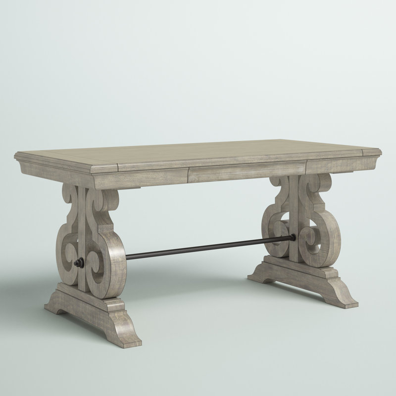 Bethel Solid Wood Writing Desk