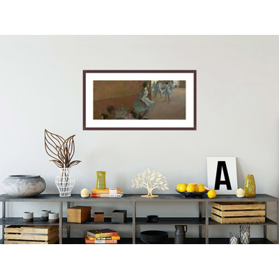 «Dancers Ascendant a Staircase» par Edgar Degas, impression giclée encadrée
