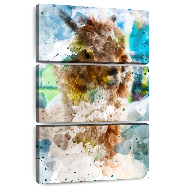 Brampt Alpaca Grin, 38" H x 24" W