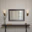 Madge Wavy Framed Wall Mounted Accent Mirror Bevelled-40681813-40703953