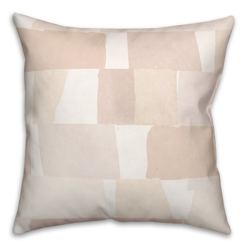 Coussin décoratif intérieur / extérieur, Brun clair
