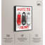 «Hustle Grind Brick Wall Sneaker», impression sur toile par Art Remedy, cadre noir, 30 x 45-872720-872728
