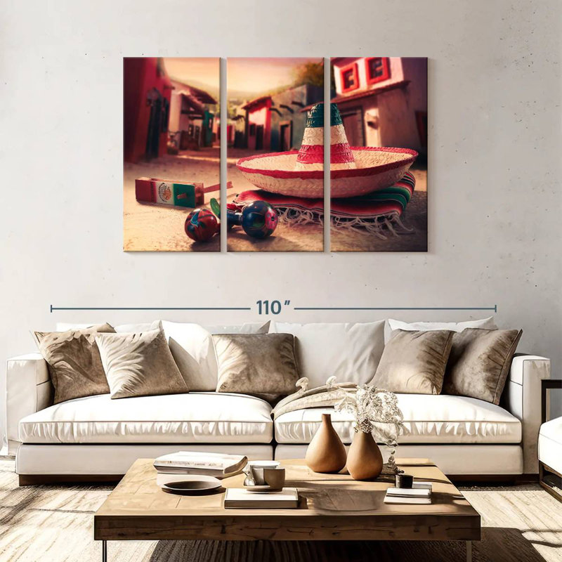 Abarca Mexican Medley, 48" H x 74" W