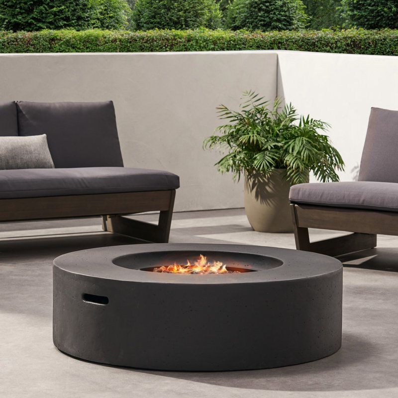 Foyer chauffant Modern, Gris foncé