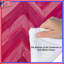 Édredon zigzag rose à chevrons-123992089