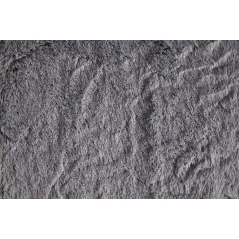 Upholstered 42.65 " Faux Fur Loveseat