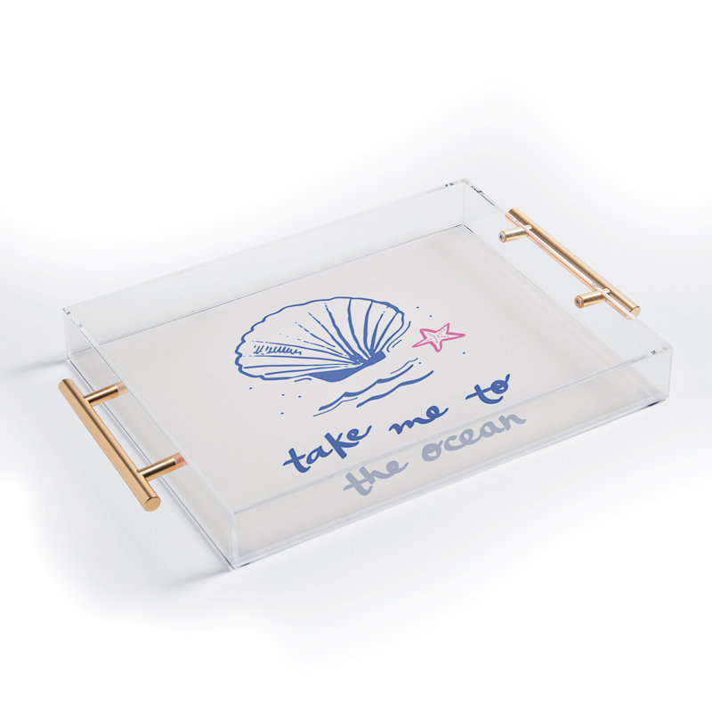 April Lane Art Take Me to the Ocean Acrylic Tray