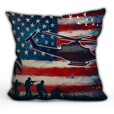 The Shadows Of Freedom Throw Pillow