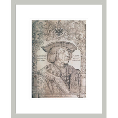 Maximilian I Emperor of Germany (1459-1519) by Albrecht Dürer -Framed Giclee Print