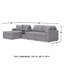Canapé modulaire 4 pièces avec méridienne et console audio Braintree-111569477-111569476