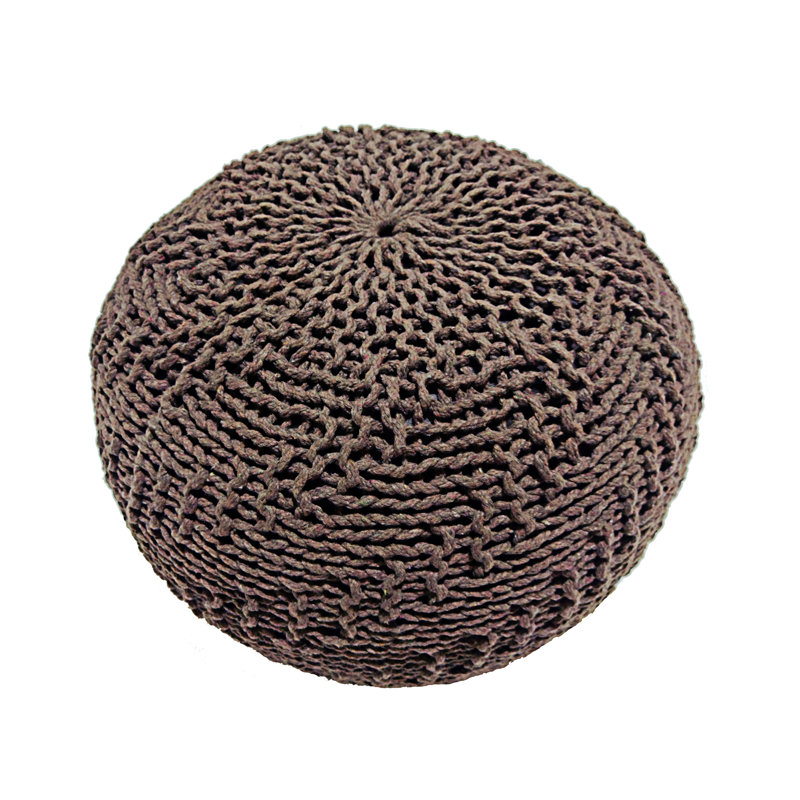 HAZEL POUF, Light Brown PET