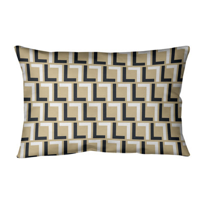 Geometric Reversible Throw Pillow